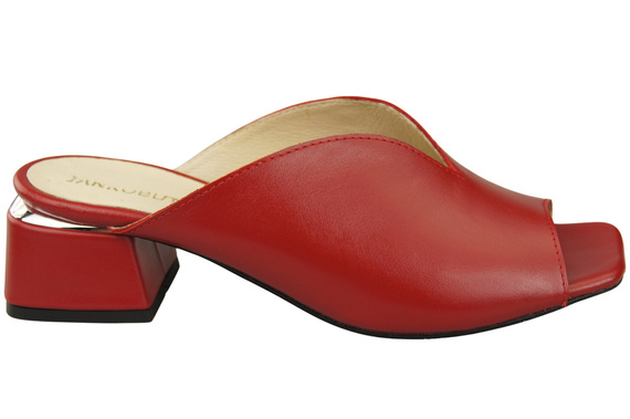 Women's Shoes High-Heeled Flip-Flops Natural Leather 210 ElitaBut