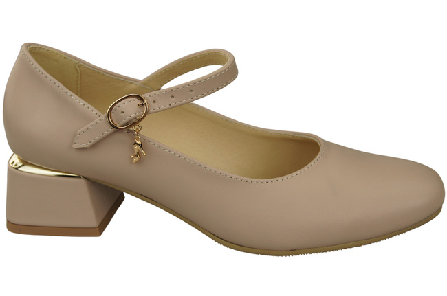 Women's shoes Pumps with a strap, natural leather 202 ElitaBut