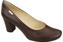 Footwear Classic Women's Natural Leather Almond Nose Dugout 201 ElitaBut