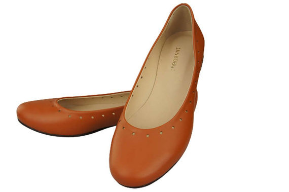 Women's Shoes Comfortable Ballerinas Natural Leather 162 ElitaBut