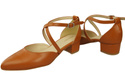 Women’s Leather Sandals  with Straps Low Heel 223 ElitaBut