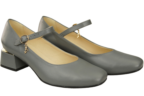 Women's shoes Pumps with a strap, natural leather 202 ElitaBut