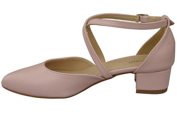 Women’s Leather Sandals with Straps Low Heel 223 ElitaBut