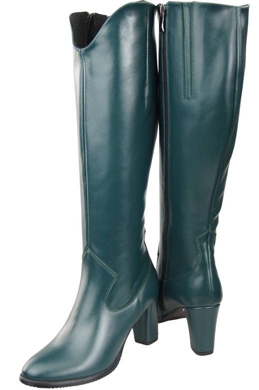 Stylish Footwear Women's Boots On A Heel Natural Leather 211 ElitaBut