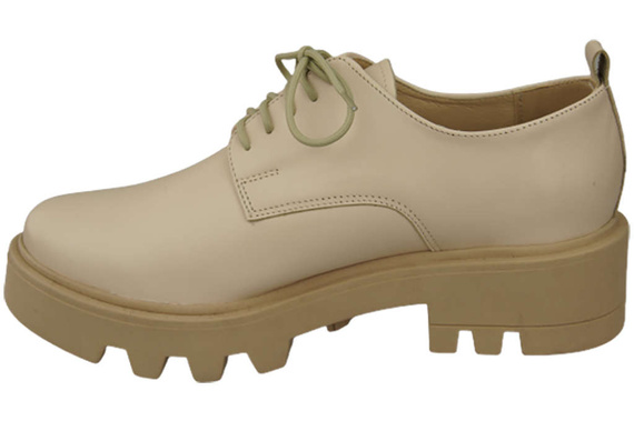 Women's shoes Lace-up leather Natural 180 ElitaBut
