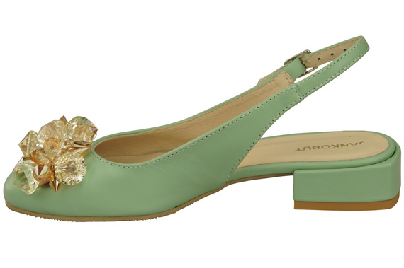 Women's Shoes Sandals with Crystals Natural Leather 215 ElitaBut