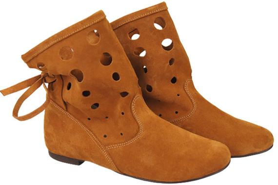 Shoes Boots Women's natural leather velor 160 ElitaBut