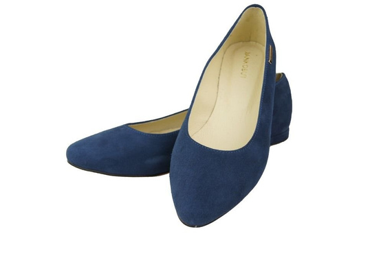 Women's shoes Ballerinas natural leather Suede 131 ElitaBut