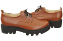 Women's shoes Lace-up leather Natural 180 ElitaBut