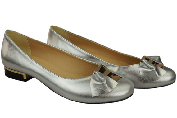 Women's Ballerinas Shoes Natural Leather 894 ElitaBut