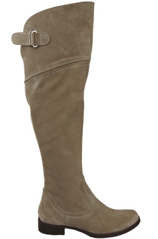 Shoes Boots Women Boots Over-the-knee boots Over-the-knee natural leather Velor 154 ElitaBut