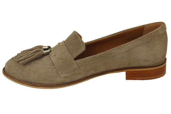 Shoes Women's loafers Natural Leather Velor 134 ElitaBut