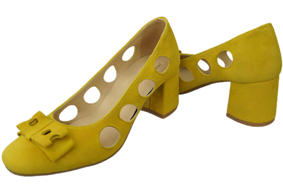 Women's shoes Pumps Natural leather suede 182 ElitaBut