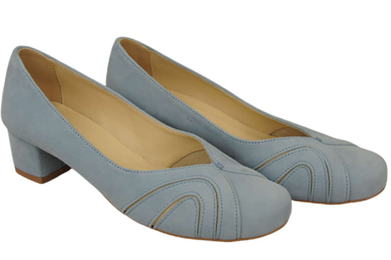 Women's shoes Suede leather pumps 786 Z ElitaBut