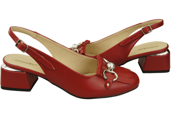 Women's Shoes Sandals Decorated with Fringes Natural Leather 208 ElitaBut