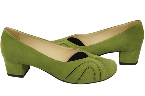 Women's shoes Suede leather pumps 786 Z ElitaBut