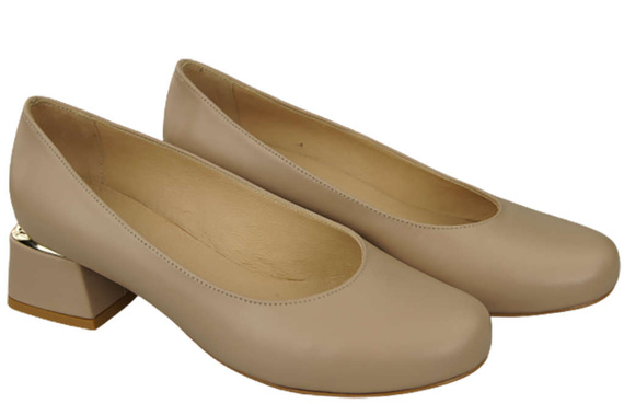 Women's shoes Pumps Natural leather 159 ElitaBut