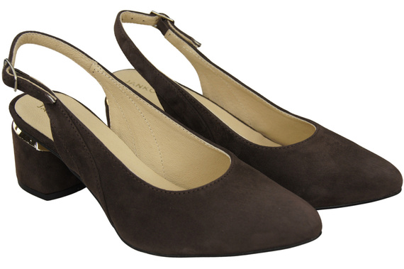 Women's Sandals in Natural Suede Leather - Elegance and Comfort 196 Z ElitaBut