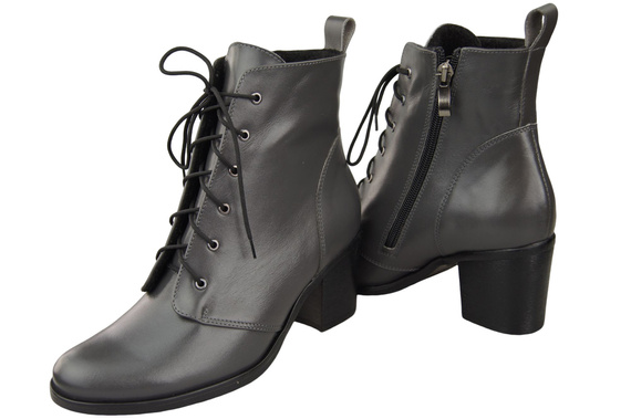 Shoes Boots for women Lace-up Winter natural leather 188 Z ElitaBut