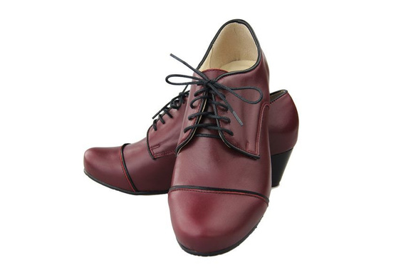 Shoes Brogues Women's lace-up natural leather 956 ElitaBut