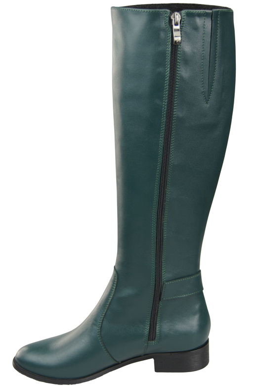 Women’s leather boots, lined officer boots, flat 225 ElitaBut