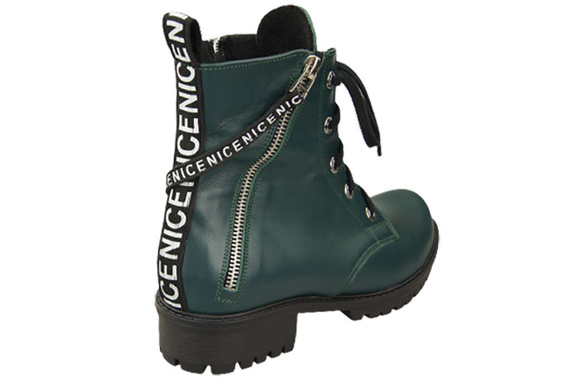 Footwear Boots Women's boots with the inscription NICE Natural Leather 173 L ElitaBut