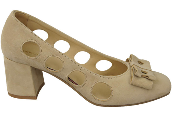 Women's shoes Pumps Natural leather suede 182 ElitaBut