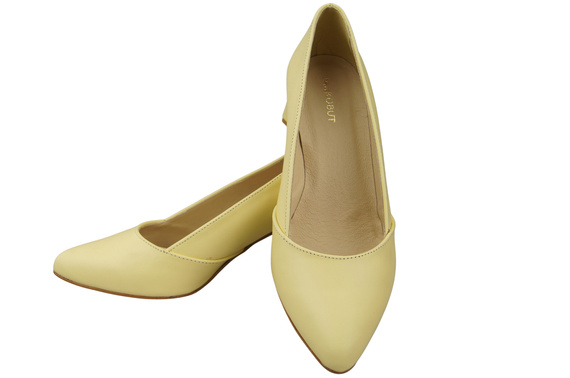 Women’s Pumps Genuine Leather Pointed Toe Heel ElitaBut 221