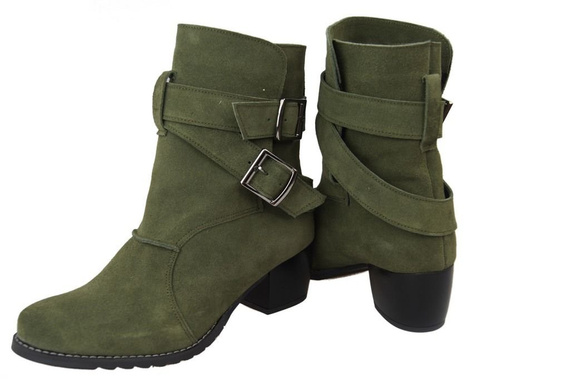 Shoes Women's boots Natural leather Velor 119 ElitaBut