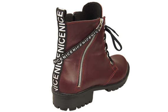 Footwear Boots Women's boots with the inscription NICE Natural Leather 173 L ElitaBut