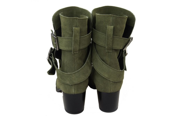 Shoes Women's boots Natural leather Velor 119 ElitaBut