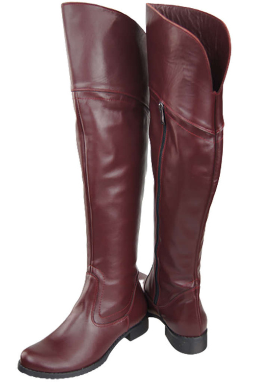 Shoes Boots Women Boots Over-the-knee boots Over-the-knee natural leather 638 ElitaBut