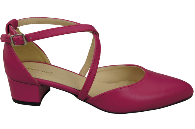 Women’s Leather Sandals  with Straps Low Heel 223 ElitaBut