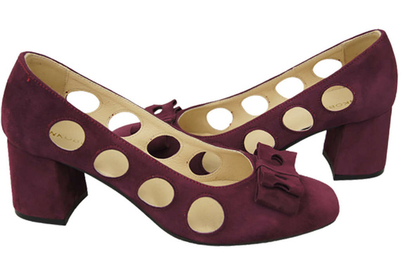 Women's shoes Pumps Natural leather suede 182 ElitaBut