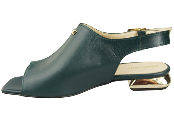 Comfortable Women's Shoes Sandals Flat Gold Heel Natural Leather 207 ElitaBut