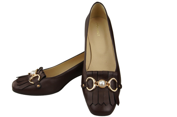 Women's shoes Pumps Natural leather 195 ElitaBut