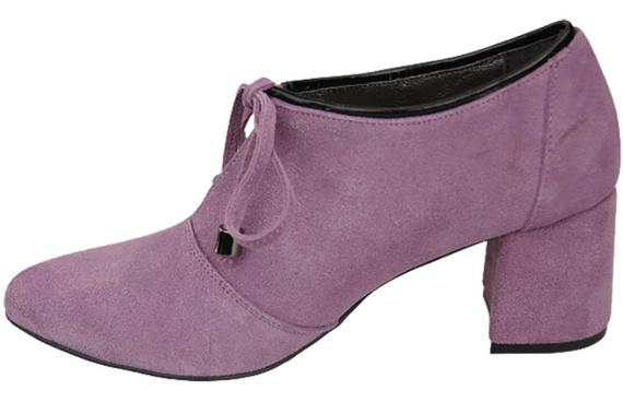 Women's shoes Low shoes Natural leather velor 183 ElitaBut