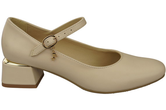 Women's shoes Pumps with a strap, natural leather 202 ElitaBut