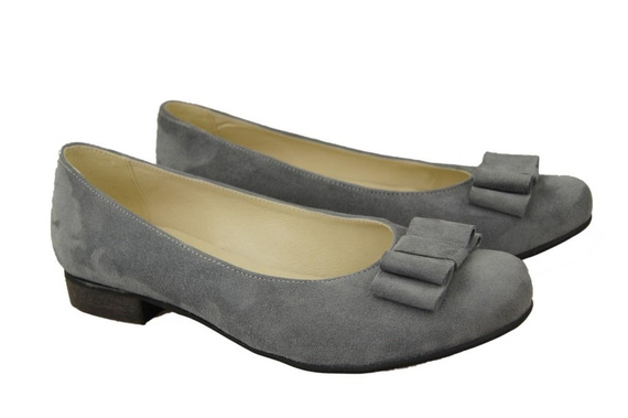 Women's Shoes Ballerinas natural leather Suede 126 ElitaBut