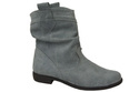Shoes Women's boots Saszki Winter natural leather velor 117 Z ElitaBut