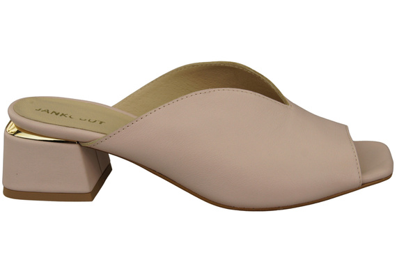 Women's Shoes High-Heeled Flip-Flops Natural Leather 210 ElitaBut