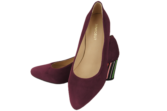 Women's footwear Women's pumps Suede leather 158 Z ElitaBut