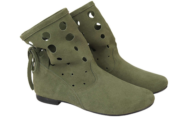 Shoes Boots Women's natural leather velor 160 ElitaBut