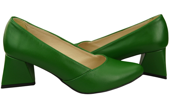 Women’s Pumps Genuine Leather Pointed Toe Heel ElitaBut 221