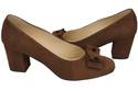 Women's shoes Pumps Natural leather suede 163 ElitaBut