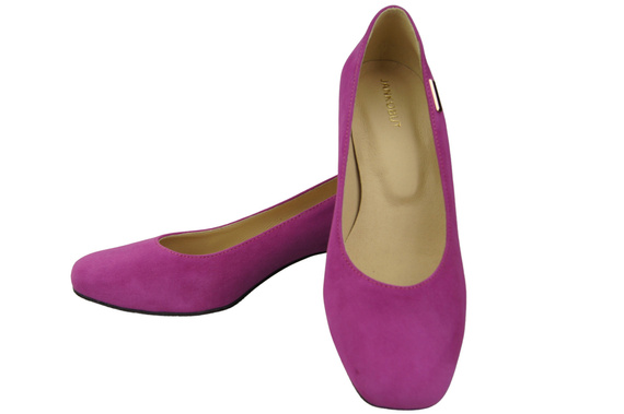 Comfortable Women's Shoes Pumps Natural Suede Leather 172 Z ElitaBut