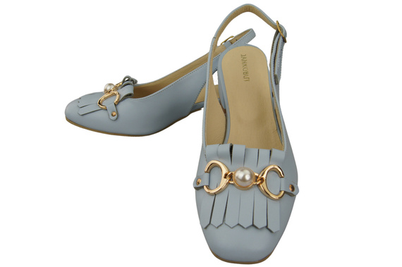 Women's Shoes Sandals Decorated with Fringes Natural Leather 208 ElitaBut