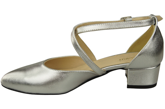 Women’s Leather Sandals with Straps Low Heel 223 ElitaBut