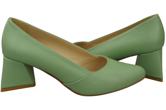 Women’s Pumps Genuine Leather Pointed Toe Heel ElitaBut 221