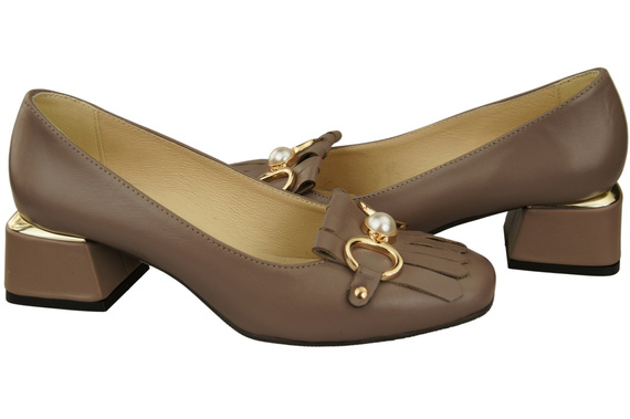 Women's shoes Pumps Natural leather 195 ElitaBut